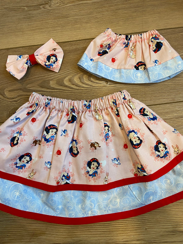 Snow White Skirt and Hair Accessories