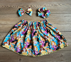 Dizney Princess Skirt and Hair Accessories