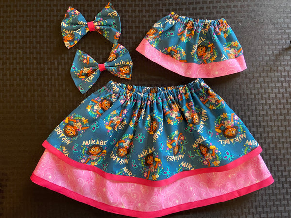 Mirabel Skirt and Hair Accessories