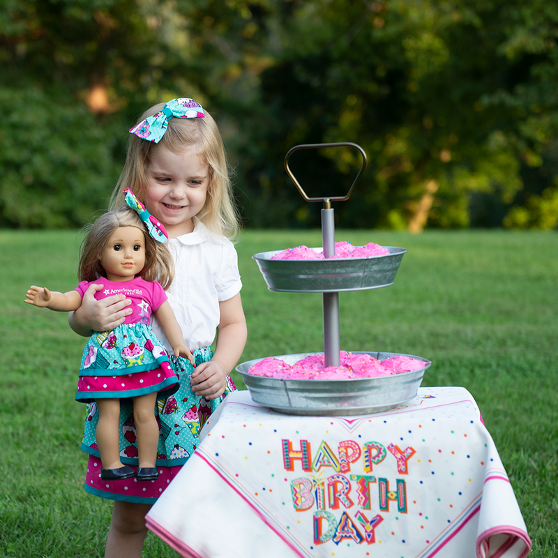 Cupcake Hair Accessories Birthday Skirt